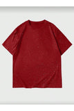 Bordo Shine Simli Oversize T-shirt