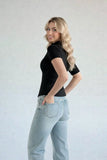Siyah Range Fermuarlı Spor Bluz