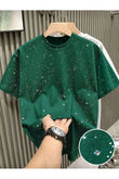 Zümrüt Shine Shine Simli Overisze T-shirt