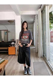 Siyah Y2K Trend Baggy JEAN ŞORT BERMUDA
