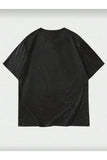Siyah Shine Simli Oversize T-shirt