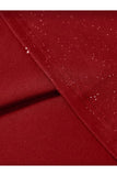Bordo Shine Simli Oversize T-shirt