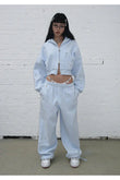 Mavi Glithch Eyelet Oversize Eşofman Takımı