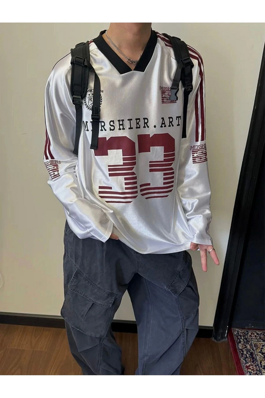 33 Mershier Vintage Beyaz T-shirt