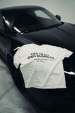 CEO Of My Own Business Baskılı Beyaz Oversize Unisex Tişört