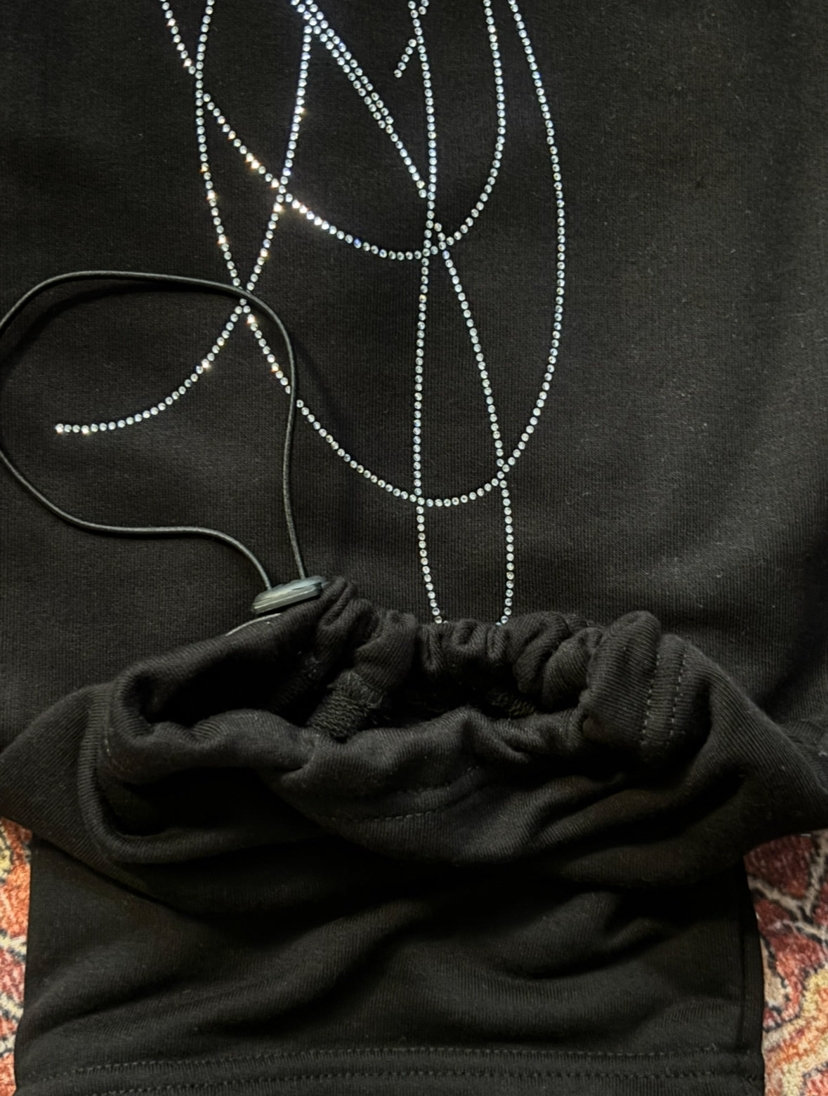 Blessed Script Taş Detaylı Eşofman Altı