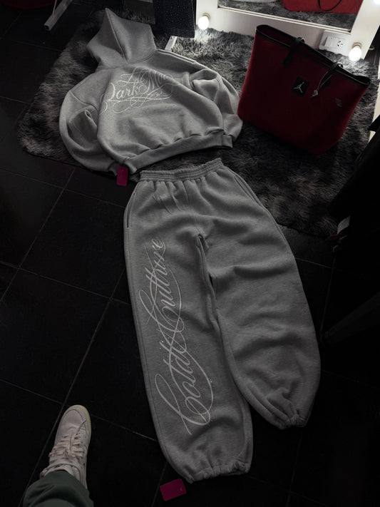 Confidence Detaylı Baggy Unisex Eşofman Takımı