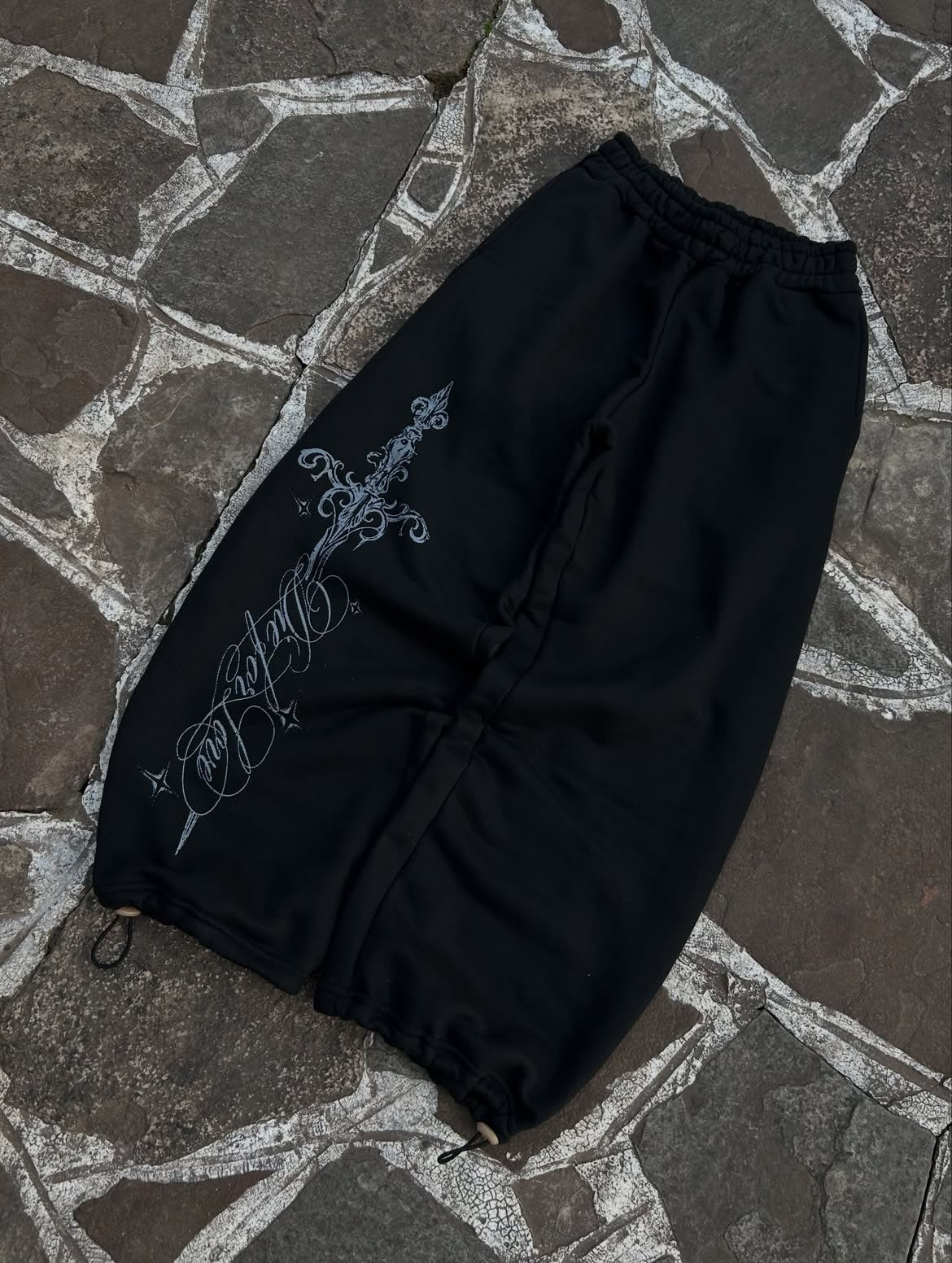 Defeat Gothic Baggy Kalıp Unisex Eşofman Altı