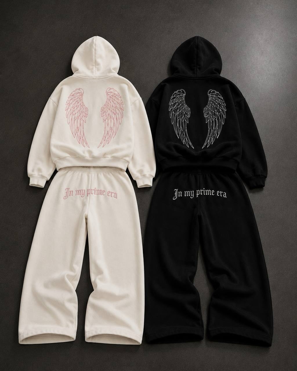 In My Prime Era Angel Wings Oversize Eşofman Takımı