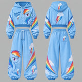 My Little Pony Baskılı Hoodie Eşofman Takımı