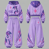 My Little Pony Baskılı Hoodie Eşofman Takımı