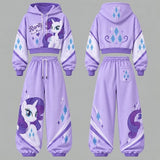 My Little Pony Baskılı Hoodie Eşofman Takımı