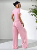 Pembe Candy Crop Eşofman Takımı