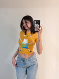 SARI CARTOON ADVENTURE TIME CROP