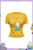 SARI CARTOON ADVENTURE TIME CROP