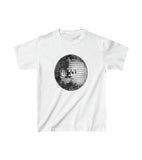 Mirror Ball Tasarım Beyaz Tişört