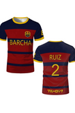 Ruiz Anime Blue Lock Barcha T Shirt Soccer Jersey