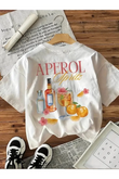 Aperol Summer Design Unisex Oversize T-shirt