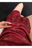 Hello Kitty Taş Detail Şık Alt Üst Bordo Takım
