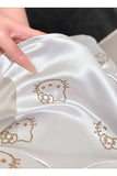 Hello Kitty Taş Detail Şık Alt Üst Beyaz Takım