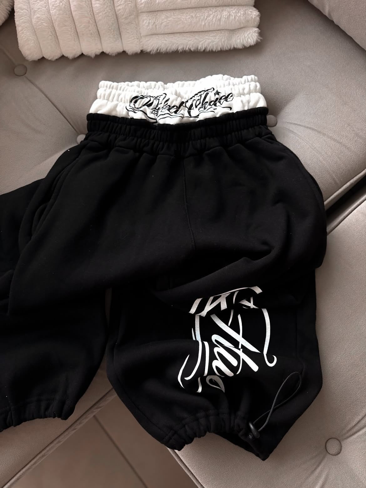 Dream Hustle Baskılı Oversize Eşofman Altı