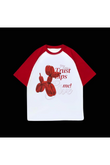 Beyaz Unisex Kırmızı Reglan Cherry Trust T-Shirt