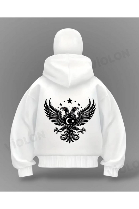 Çift Türk Detail Full Mask Oversize Hırka