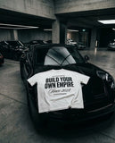 Build Your Own Empire Beyaz Unisex Oversize Tişört