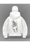 Devil Detail Full Mask Oversize Hırka