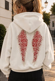 WING SIRT DANTEL KANAT DETAYLI SWEATSHIRT