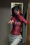 Dijital Baskı Spider Zıbın Body