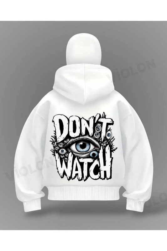 Dont Watch Detail Full Mask Oversize Hırka