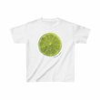 Fresh Lime Dilimi Baskılı Beyaz Unisex Tişört
