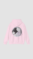 Pembe Retro Disco Top Baskılı Sweatshirt