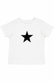 Star Grafik Baskılı Beyaz Unisex Tişört