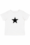 Star Grafik Baskılı Beyaz Unisex Tişört