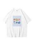 Ocean Like Beyaz Unisex Oversize Tişört