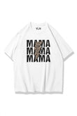 MamaMama Baskılı Beyaz Oversize Tişört
