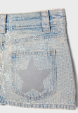 Star Luxy Diamond Taşlı Şort Etek