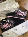 Midnight Dc Siyah Pembe Spor Ayakkabı