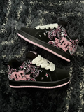 Midnight Dc Siyah Pembe Spor Ayakkabı