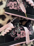 Midnight Dc Siyah Pembe Spor Ayakkabı