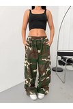 Kamuflaj Desenli Y2K Baggy Unisex Pantolon
