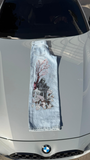 Mavi Night Blossom Nakışlı Wide Leg Kot Pantolon