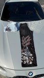 Mavi Night Blossom Nakışlı Wide Leg Kot Pantolon