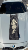 Harajuku Y2K Balık İskeleti Siyah Baggy Jean Kot Pantolon