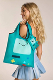 Mavi Adventure Time BMO Polyester Katlanabilir Bez Çanta
