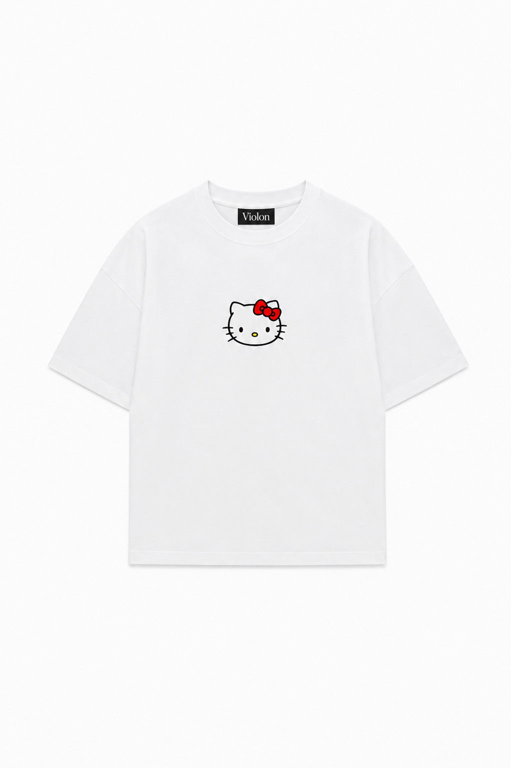 Hello Kitty Sevgililer Günü Detail Couple Oversize T-Shirt