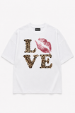 LOVE BASKILI T-SHİRT