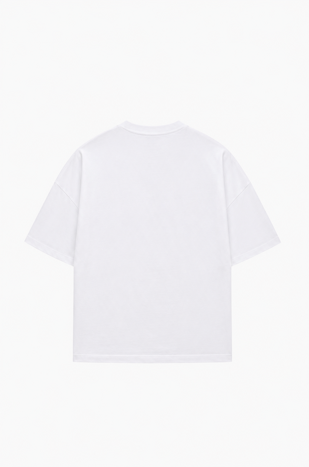 Blue Aura Oversize Unisex Beyaz Tişört